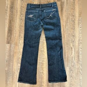 MICHAEL Michael Kors Dark Denim Embellished Jeans